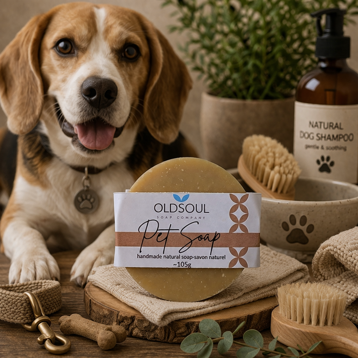 Savon Naturel pour Chiens — à l'Huile de Neem