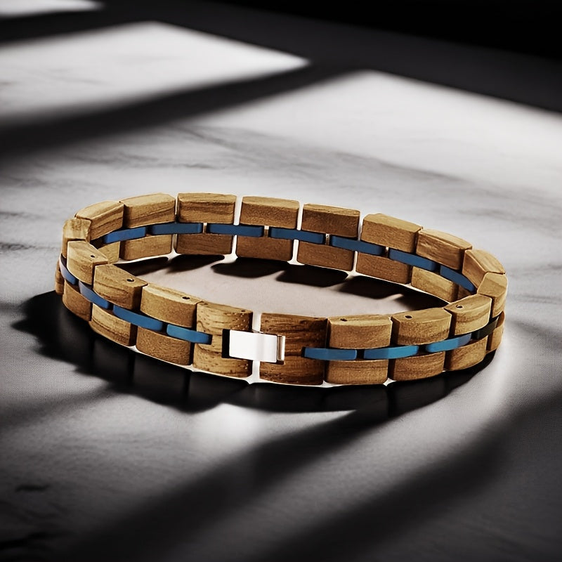 Bijoux Acier Inoxydable Titane Bois Recyclé