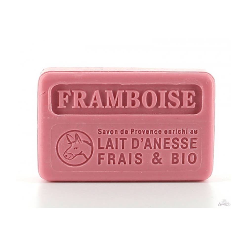 Framboise - Savon français au lait d'ânesse bio 100g