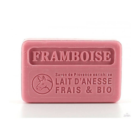 Framboise - Savon français au lait d'ânesse bio 100g