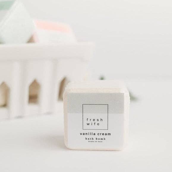 Bombe de bain crème vanille