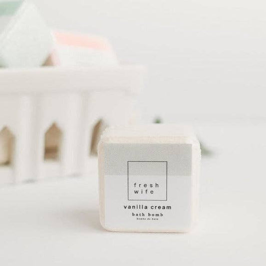 Bombe de bain crème vanille