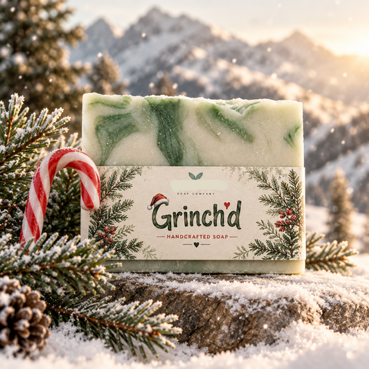 Savon de Noël façon Grinch