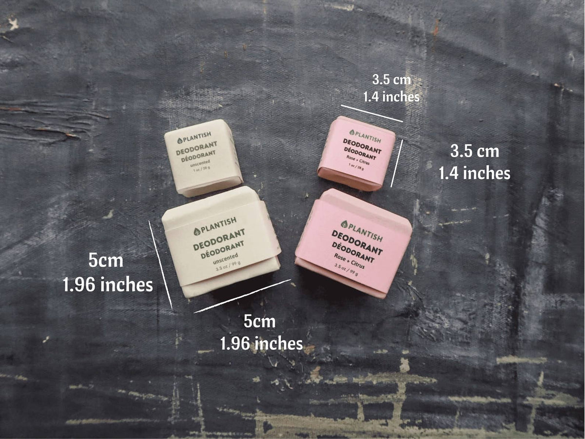 Barre déodorante Zero Waste - Rose et agrumes