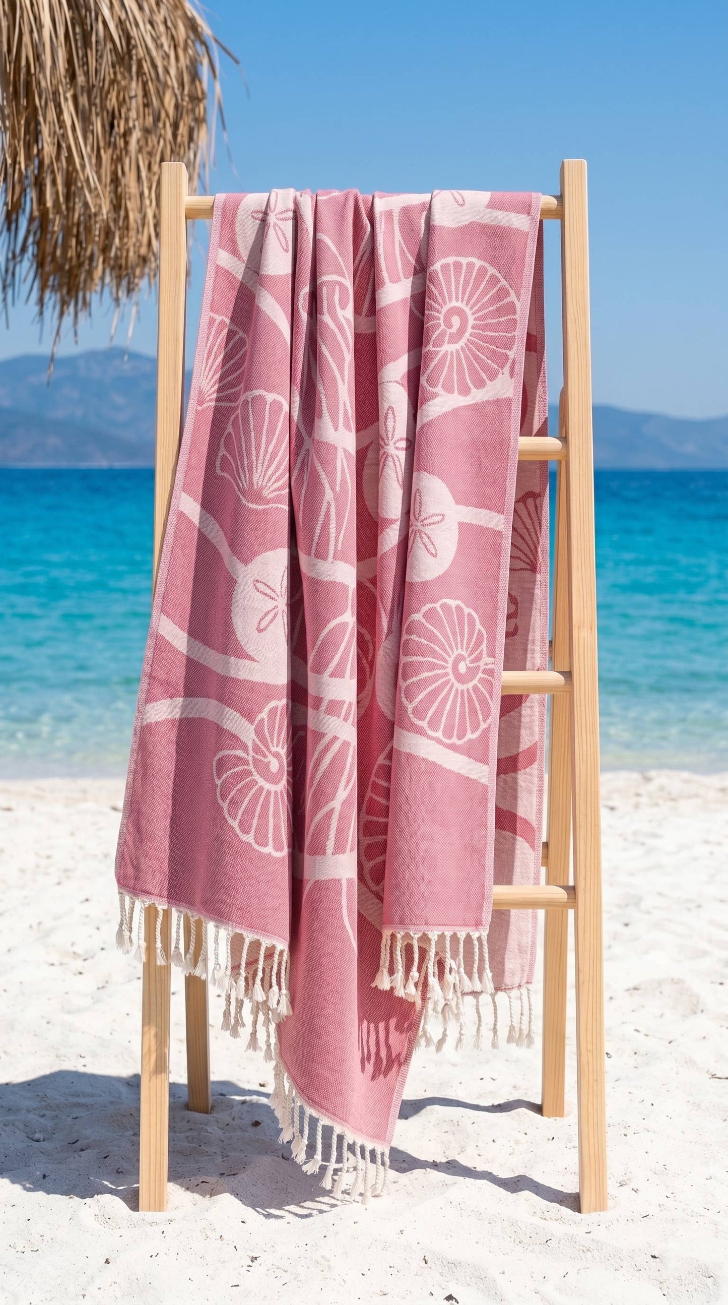 Serviette turque en mousseline de coton 3 couches | Serviette de plage