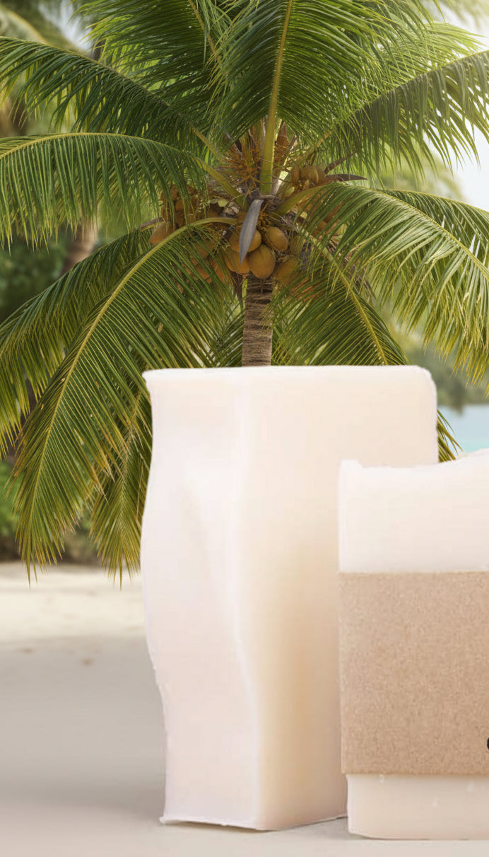 Savon naturel en barre à la noix de coco