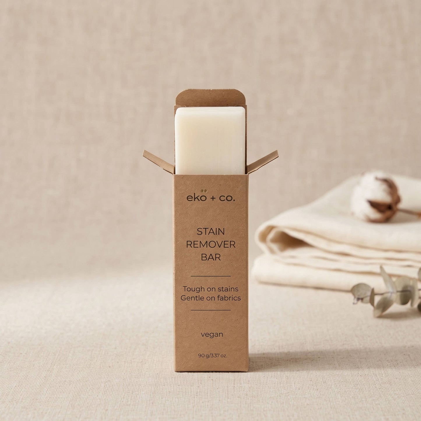 Ekö + co. Barre détachante végane — 90 g, sans plastique