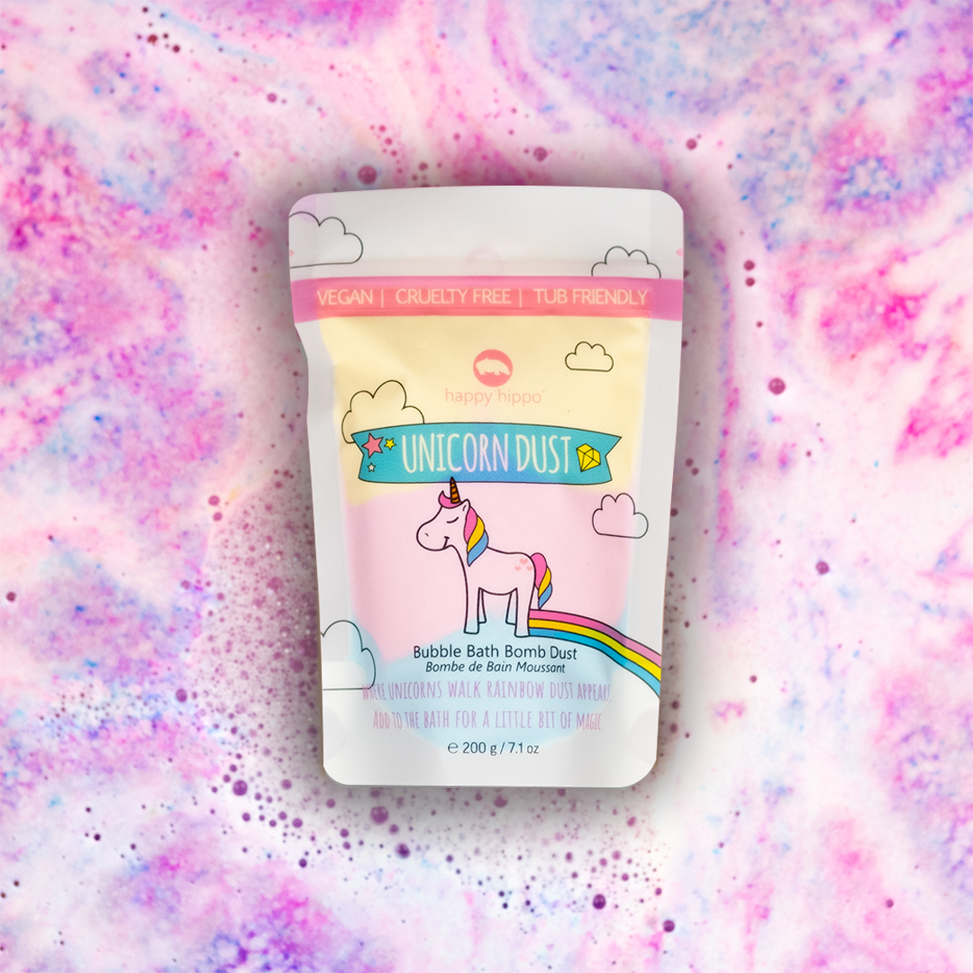 Poussière de licorne - Poudre effervescente pour le bain