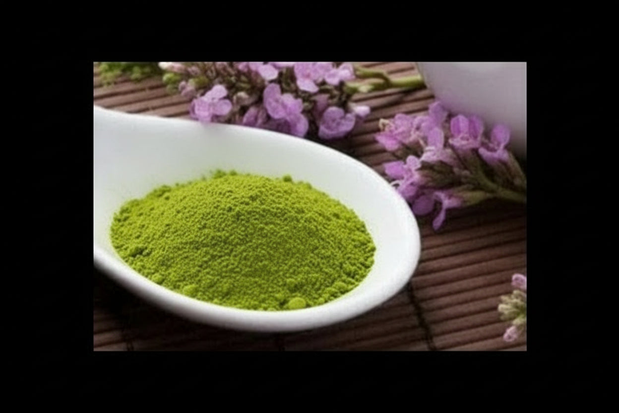 Savon naturel en barre au Lait de Chèvre : Thé Vert avec Beurre de Karité & Argile Kaolin