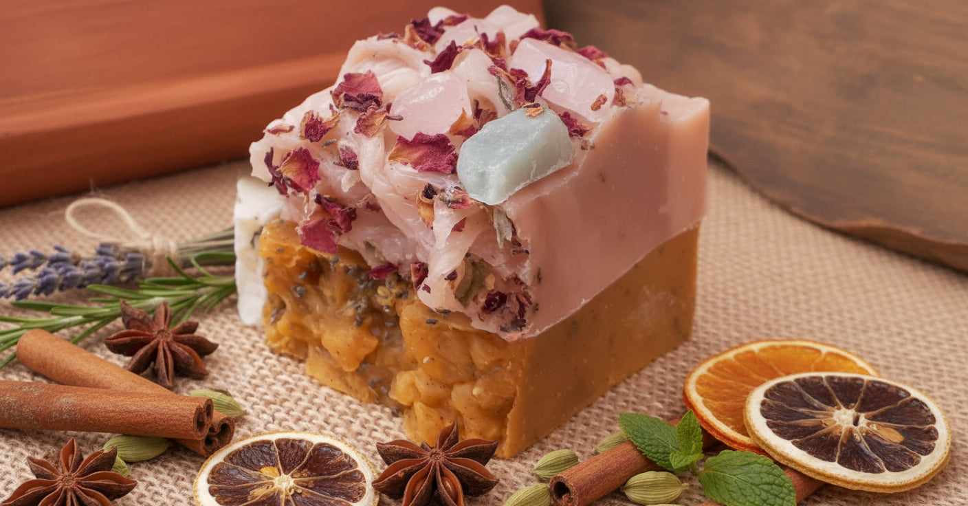 Savon naturel en barre :     épice Chai