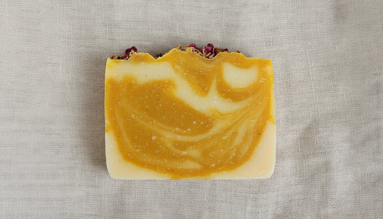 Savon naturel en barre Orange Curcuma