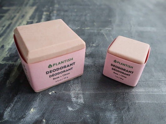 Barre déodorante Zero Waste - Rose et agrumes