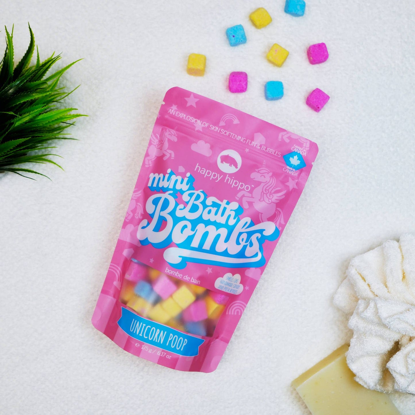 Crotte de Licorne - Mini Bombes de Bain - Sac Cadeau