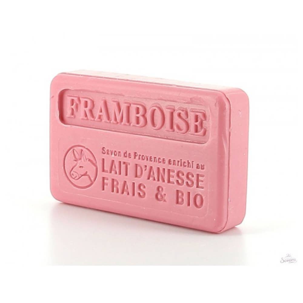Framboise - Savon français au lait d'ânesse bio 100g