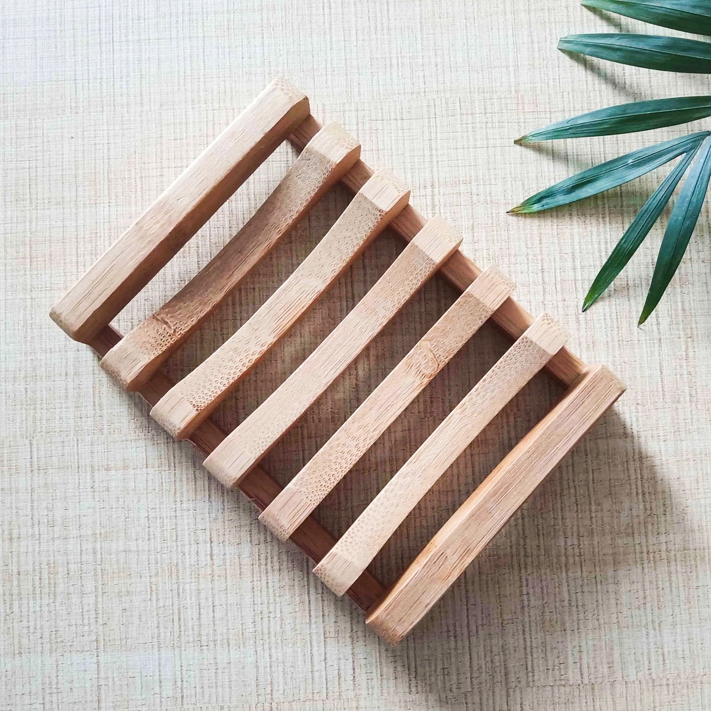 Natural Bamboo Soap Dish - Zero Waste Biodegradable Soap Tray - Plastic Free Soap Lift-1
