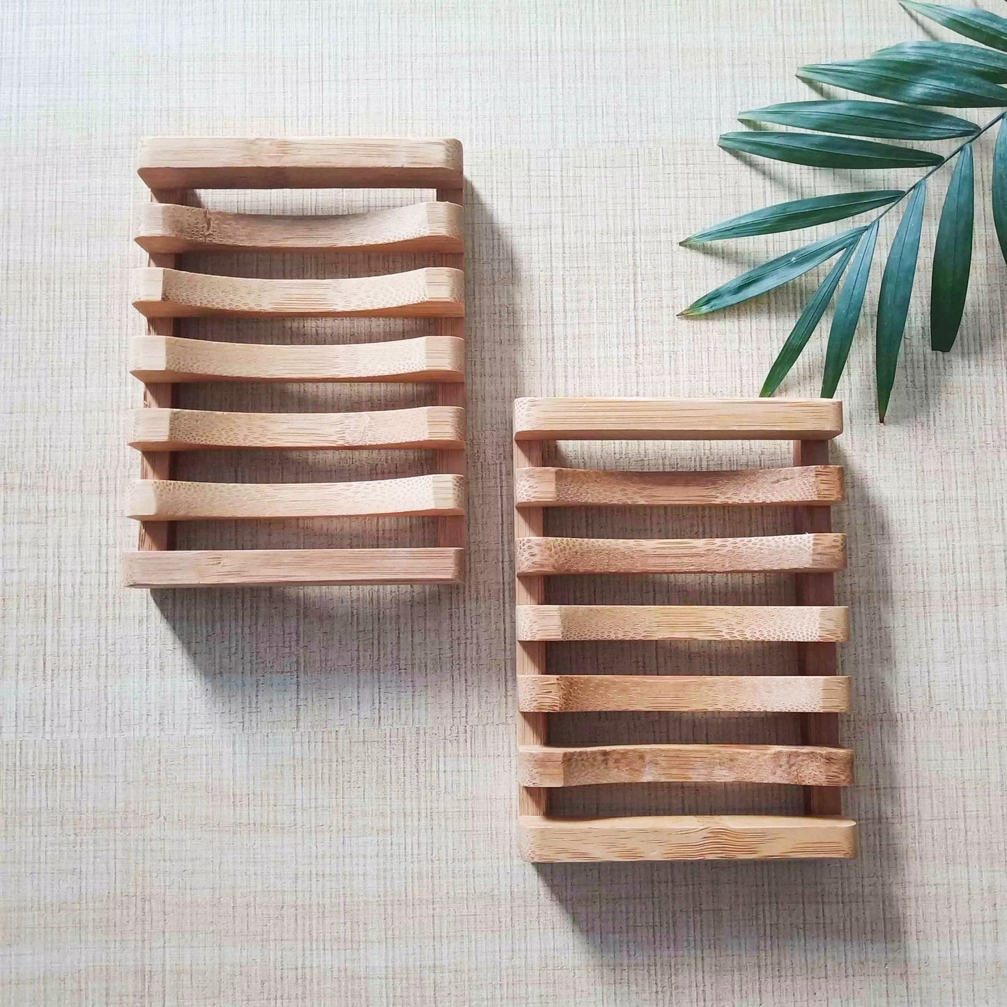 Natural Bamboo Soap Dish - Zero Waste Biodegradable Soap Tray - Plastic Free Soap Lift-4