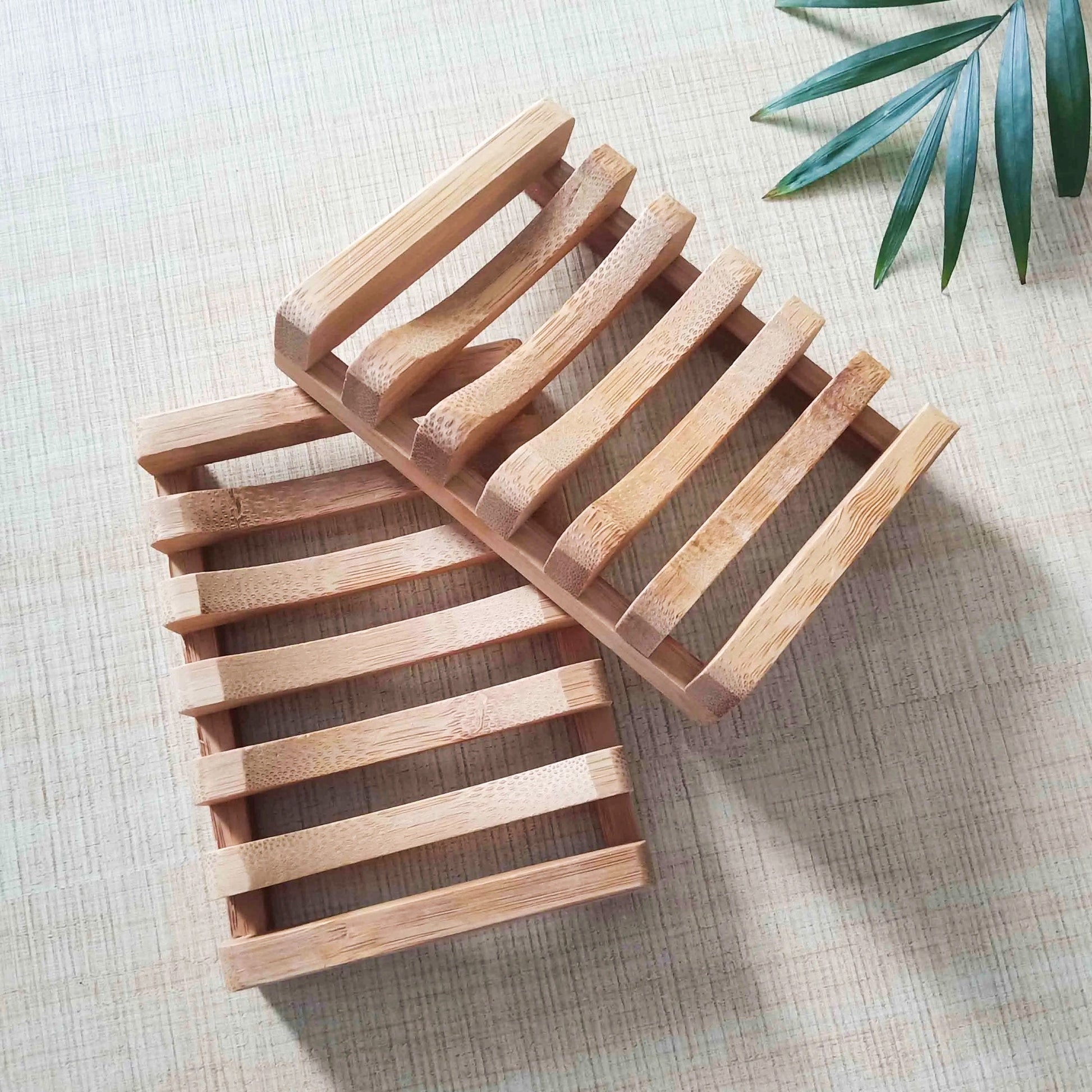 Natural Bamboo Soap Dish - Zero Waste Biodegradable Soap Tray - Plastic Free Soap Lift-0