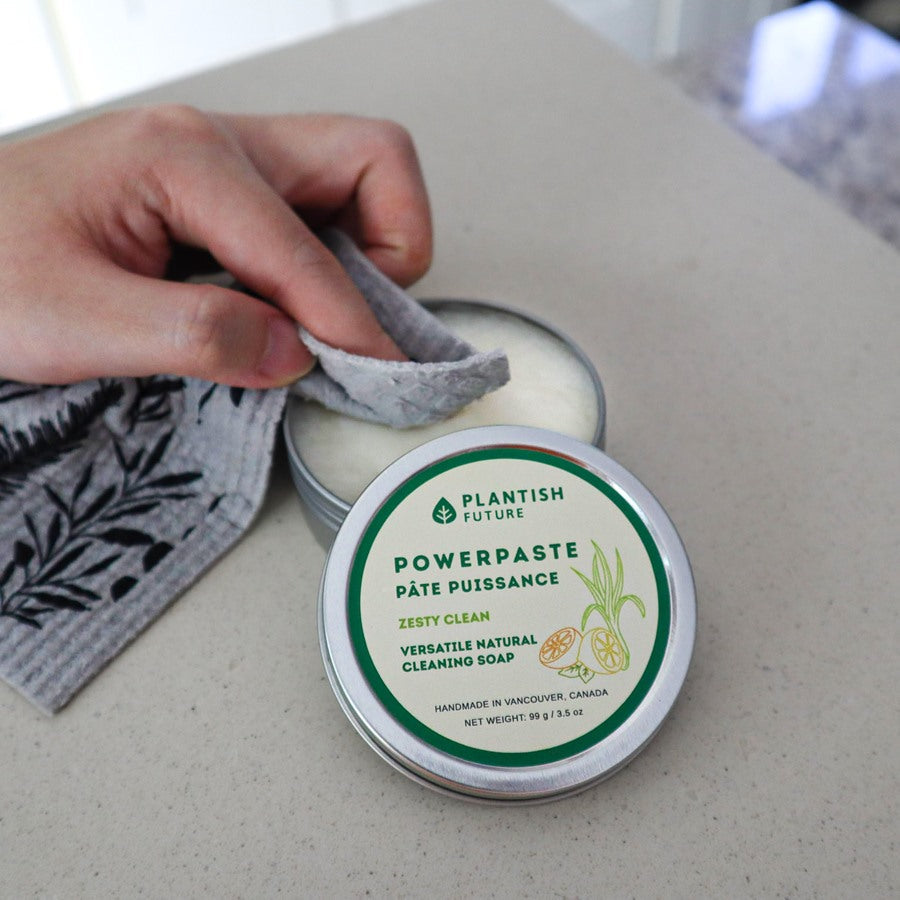 Savon tout usage naturel pâte nettoyante écologique multi-surfaces biodégradable fait au Canada MEP Onaturel
