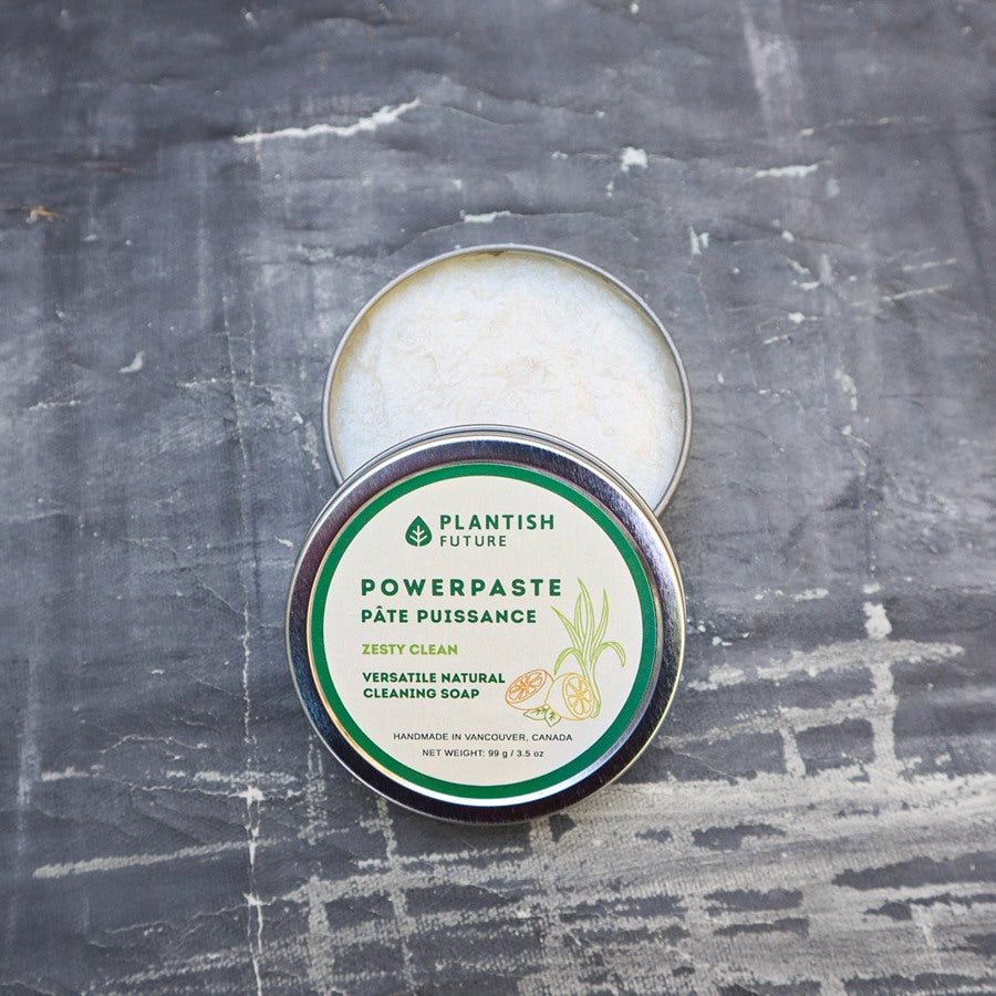 Savon tout usage naturel pâte nettoyante écologique multi-surfaces biodégradable fait au Canada MEP Onaturel
