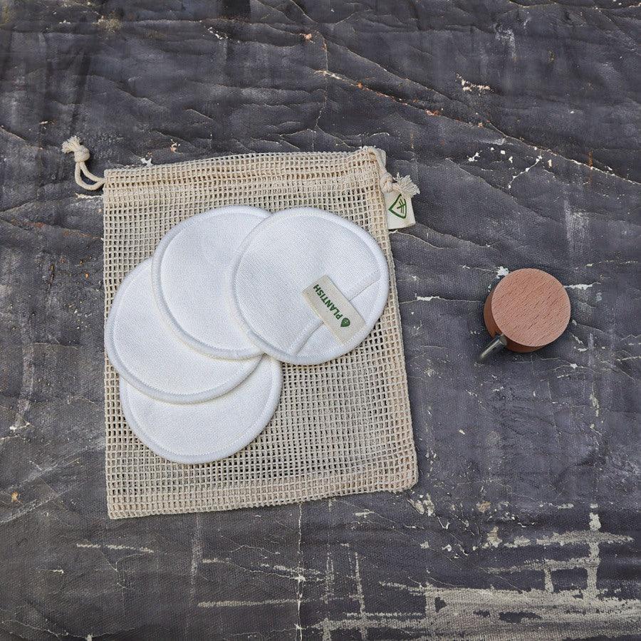 Disques Démaquillants Réutilisables en Coton Bio - Ensemble Zéro Déchet - MEP Onaturel