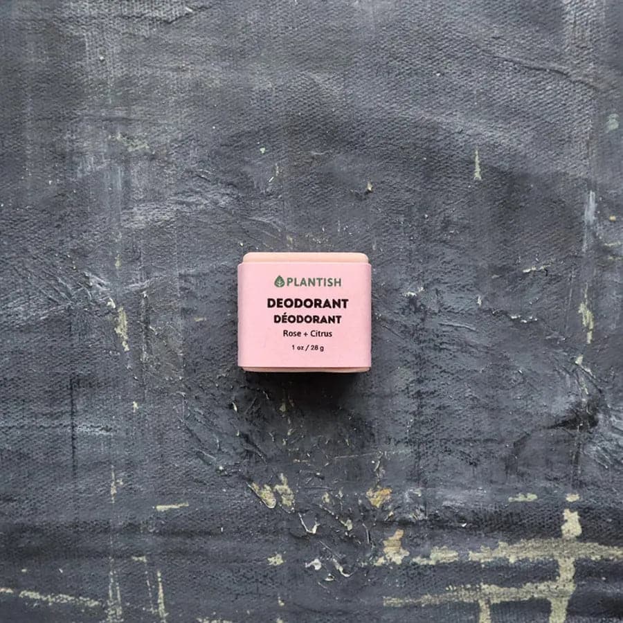 Déodorant Solide Zéro Déchet | Rose & Agrumes | Sans Bicarbonate